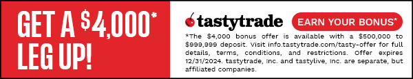 tastytrade - Get a $4,000 Leg Up!